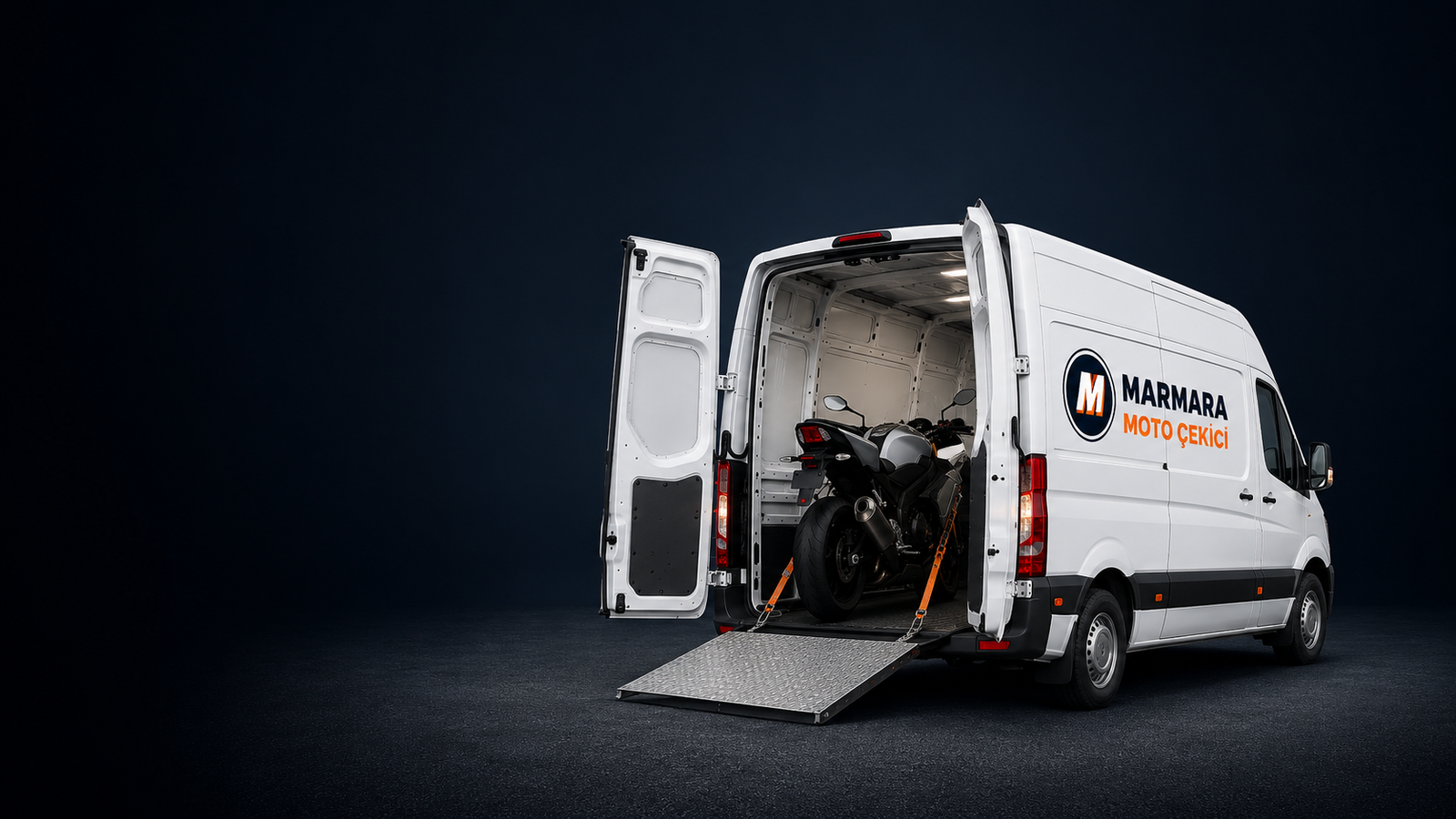 Kapalı kasa panelvan ile motosiklet transfer hizmeti