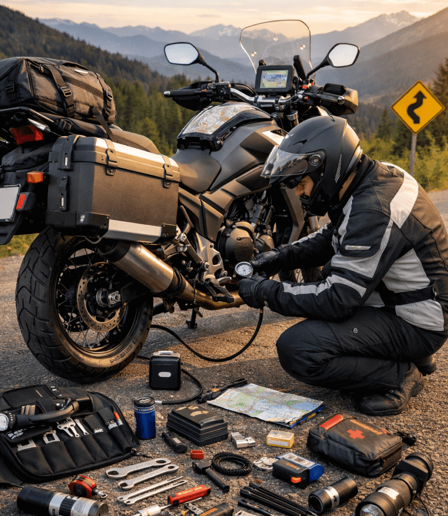 Uzun yola çıkmadan önce motosiklette neler kontrol edilmeli